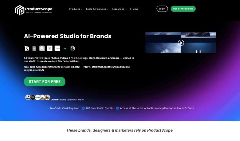 Screenshot of ProductScope AI