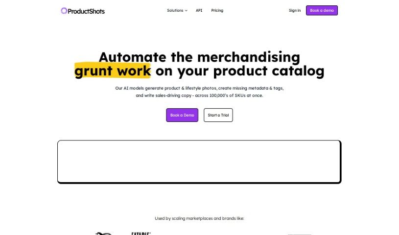 Screenshot of Productshots.ai