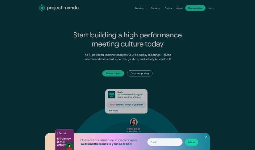 Screenshot of Project Manda