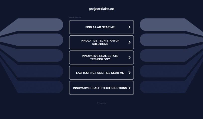 Screenshot of Projectx