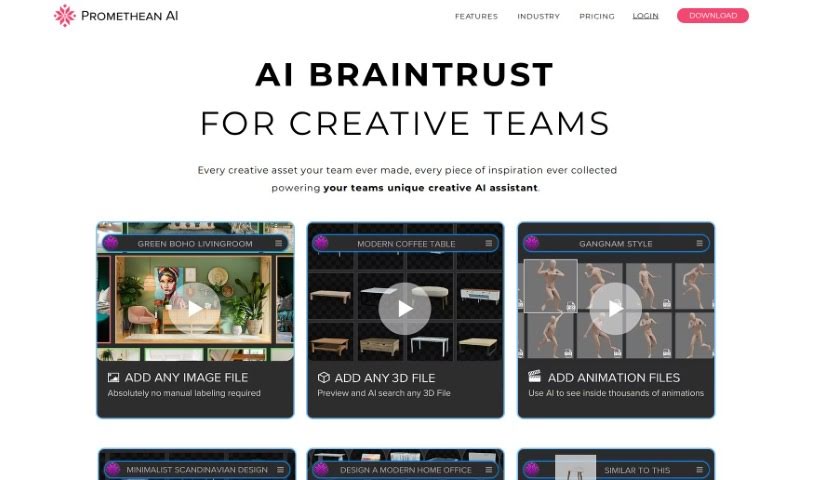 Screenshot of Promethean AI