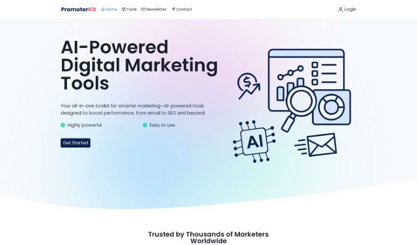 Screenshot of Promoterkit