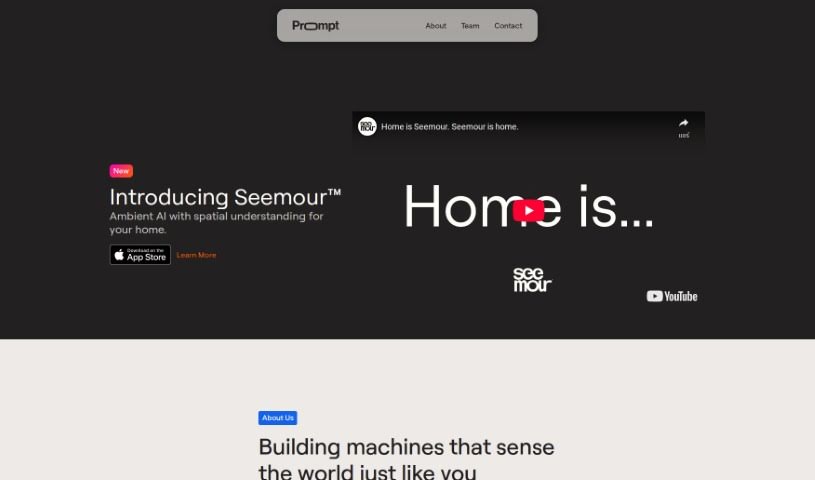 Screenshot of Prompt AI