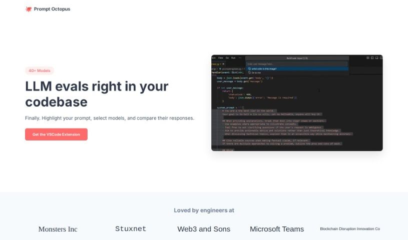 Screenshot of Prompt Octopus