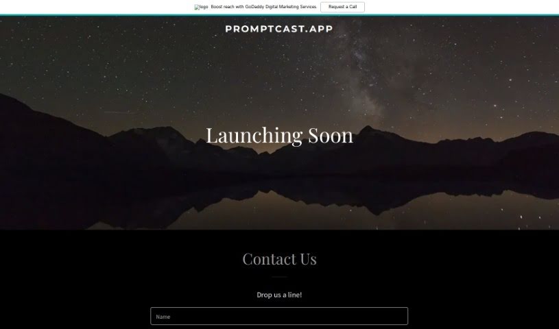 Screenshot of Promptcast