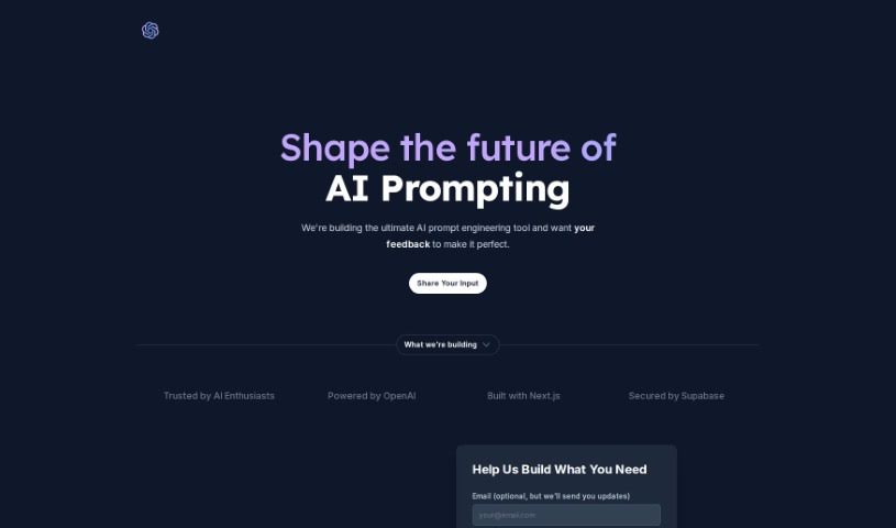 Screenshot of Promptifypro