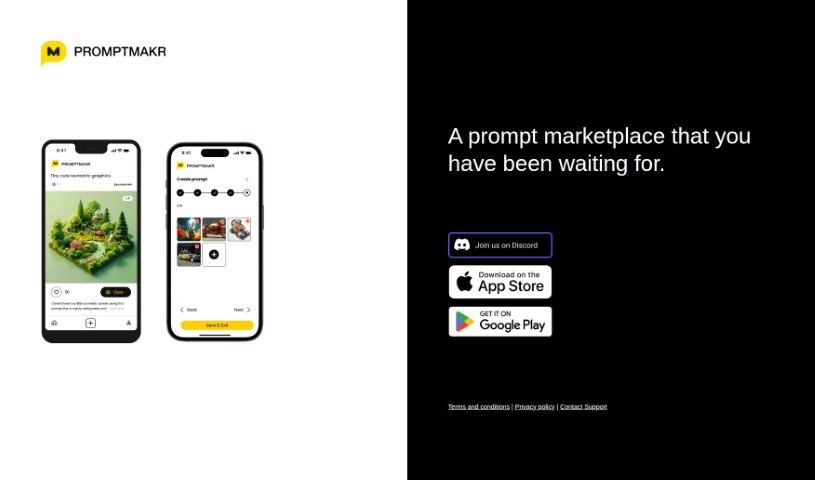 Screenshot of Promptmakr