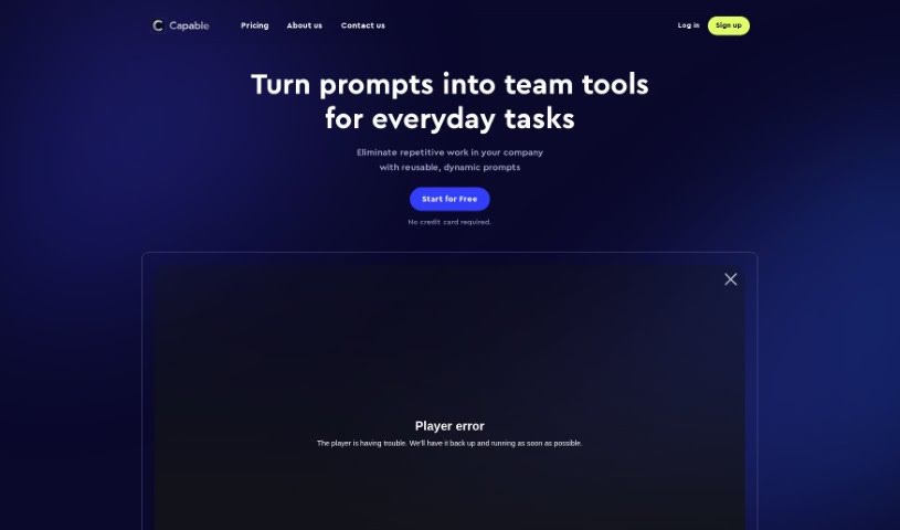 Screenshot of Promtify