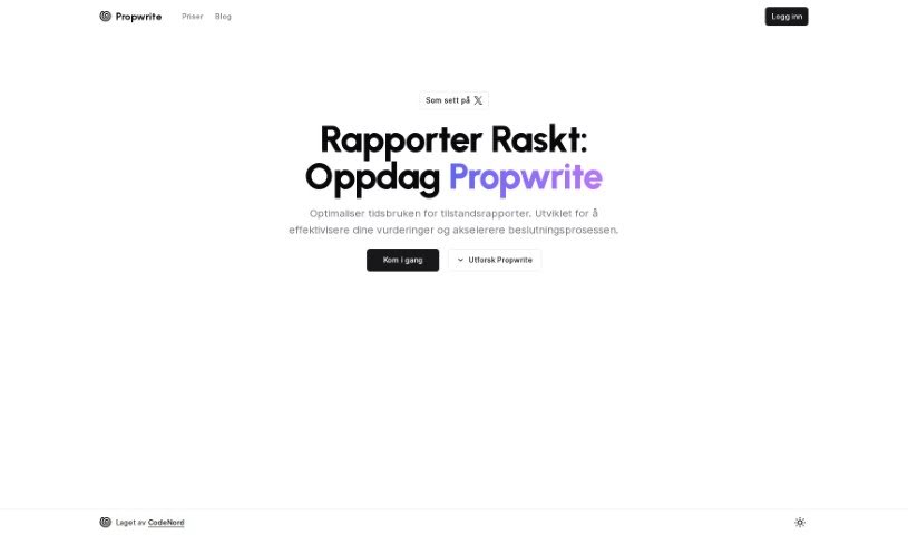 Screenshot of Propwrite