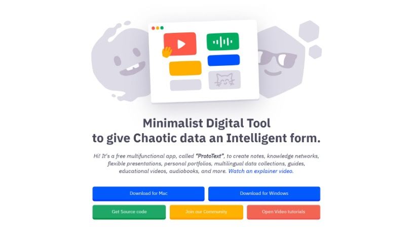 Screenshot of Prototext