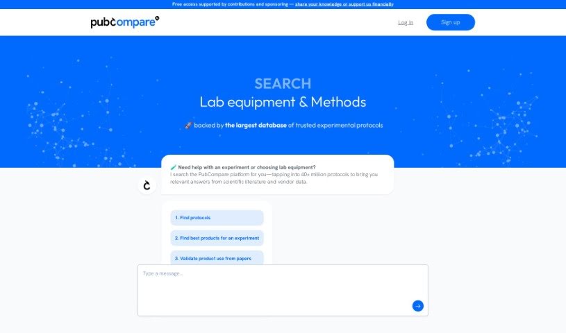 Screenshot of Pubcompare