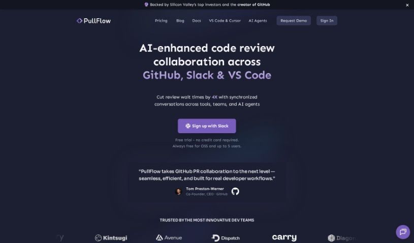 Screenshot of Pullflow