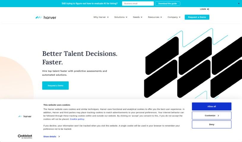 Screenshot of Pymetrics
