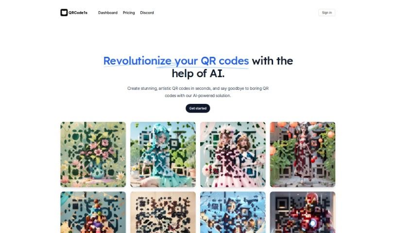 Screenshot of Qrcode1S