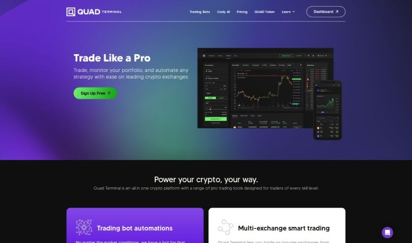 Screenshot of Quadency