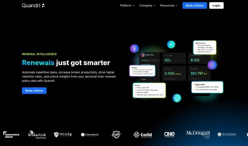 Screenshot of Quandri