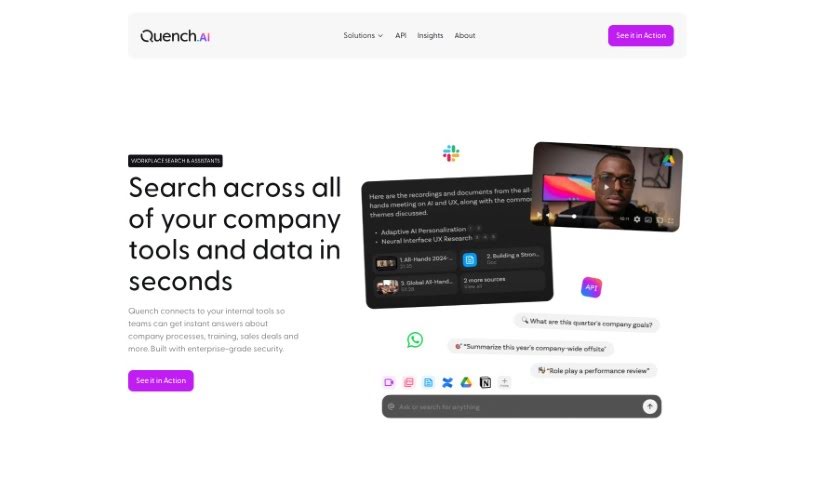 Screenshot of Quench.ai