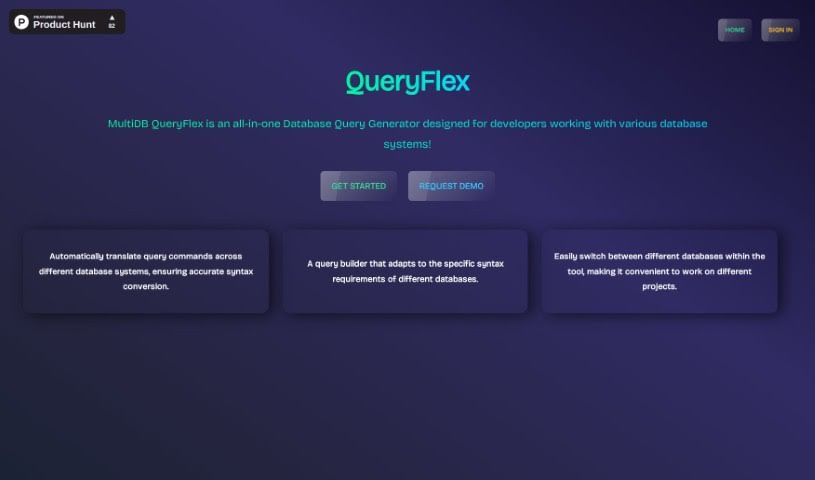 Screenshot of Queryflex