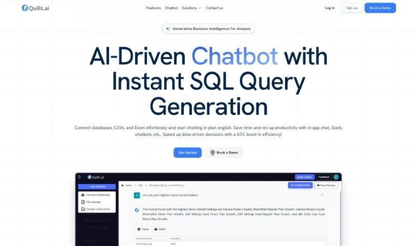 Screenshot of Quills AI