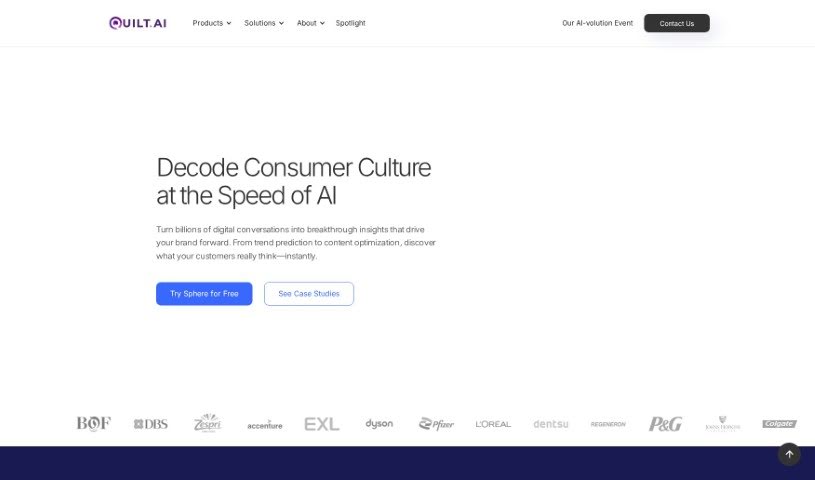 Screenshot of Quilt.ai Sphere