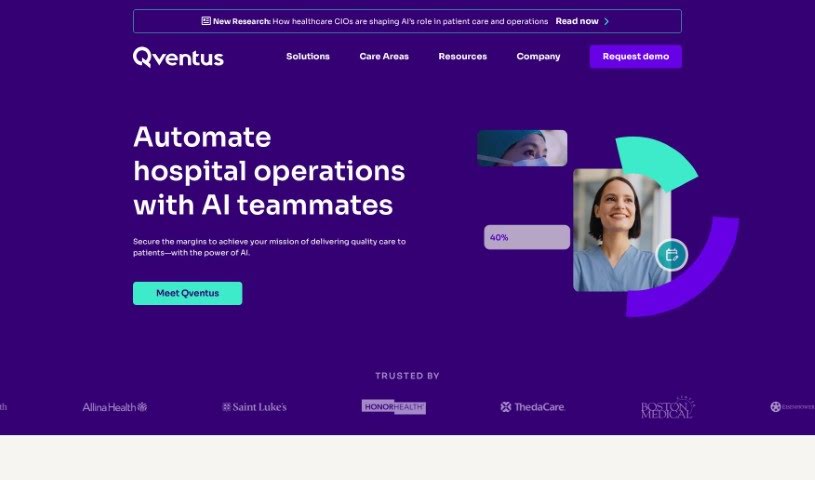 Screenshot of Qventus