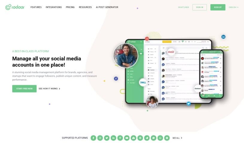 Screenshot of Radaar