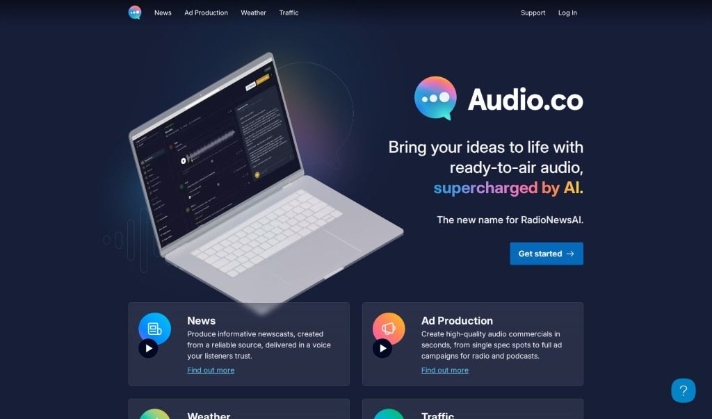 Screenshot of RadioNewsAI