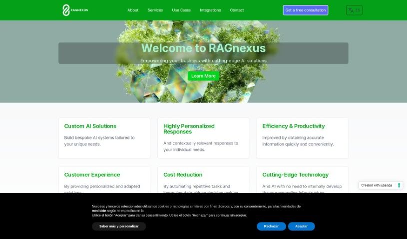 Screenshot of RAGnexus