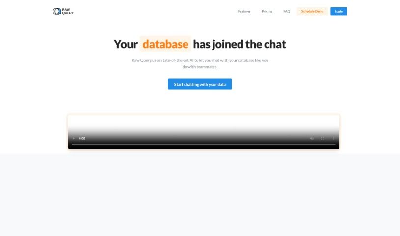 Screenshot of Raw Query