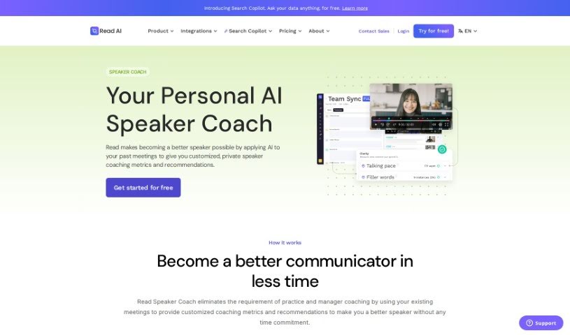 Screenshot of Read AI