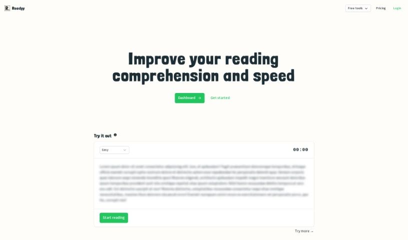 Screenshot of Readyy