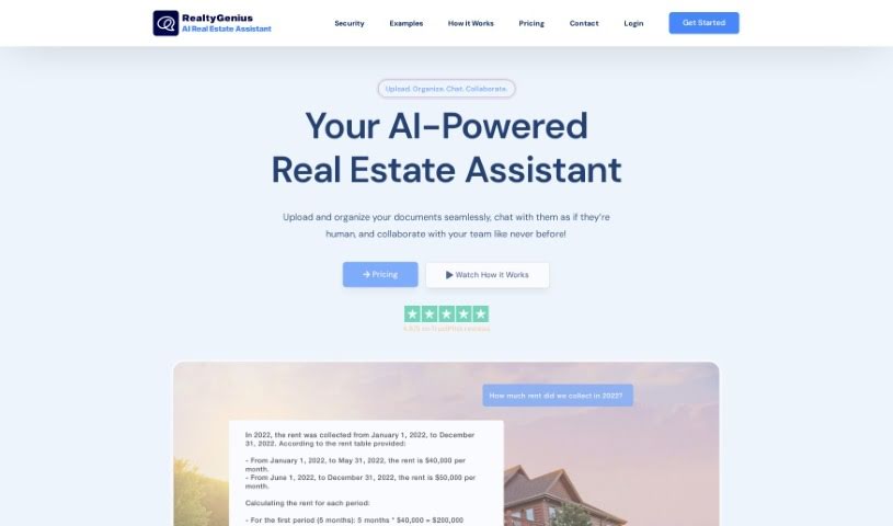 Screenshot of Realtygenius.ai