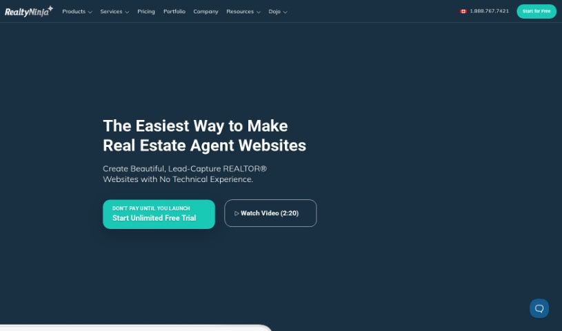 Screenshot of RealtyNinja