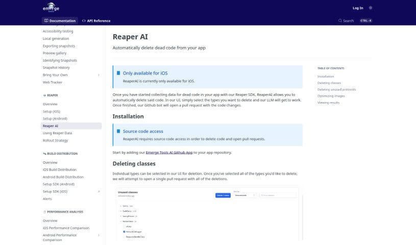 Screenshot of ReaperAI