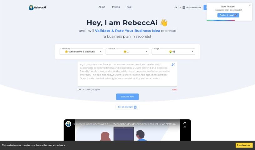 Screenshot of RebeccAi