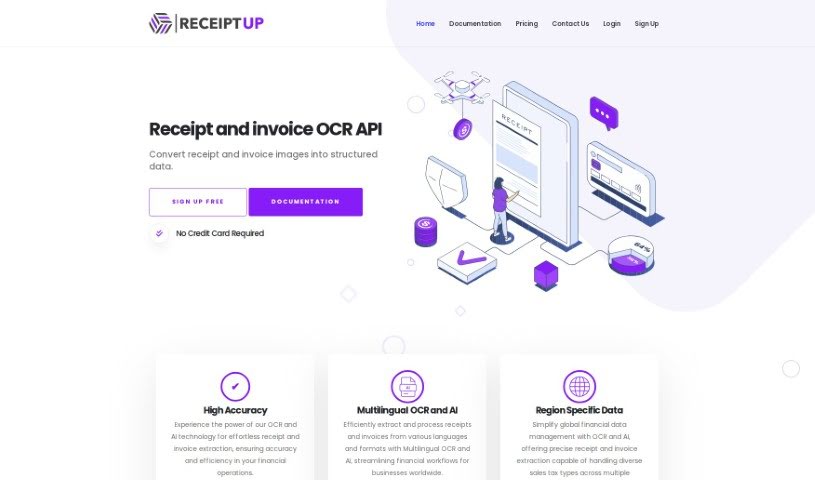Screenshot of Receipt Ocr Api