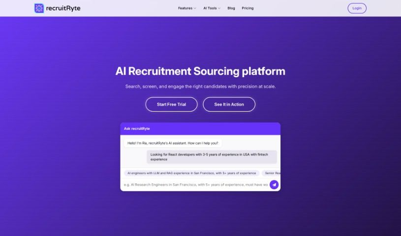 Screenshot of recruitRyte