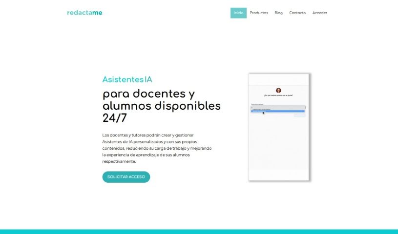 Screenshot of Redacta.me