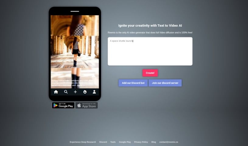 Screenshot of Reemix.co