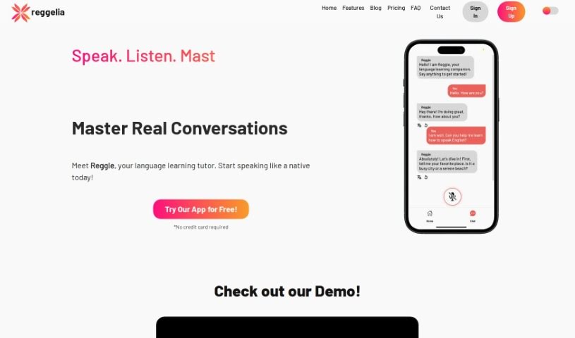 Screenshot of Reggelia