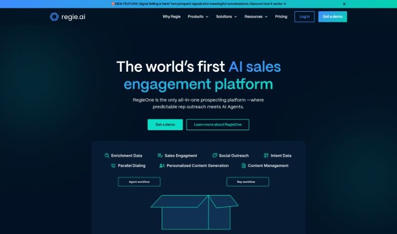 Screenshot of Regie Ai