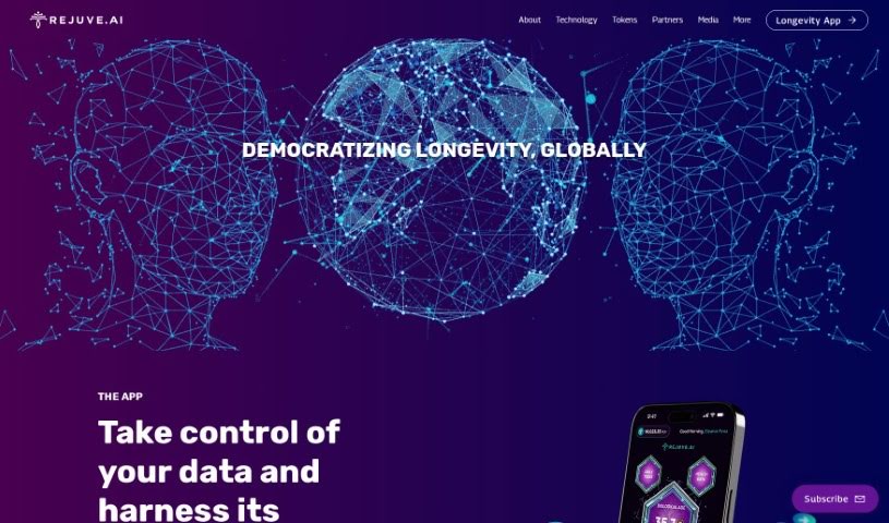 Screenshot of RejuveAI