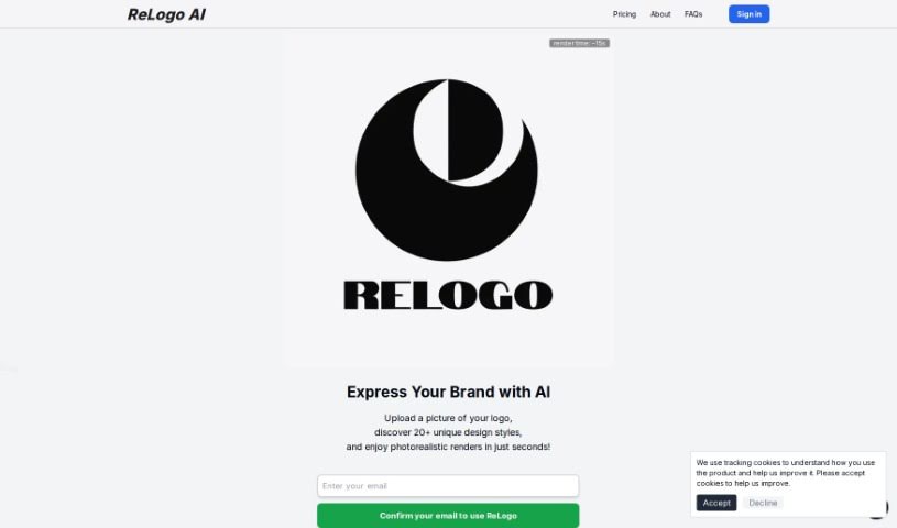 Screenshot of ReLogo AI