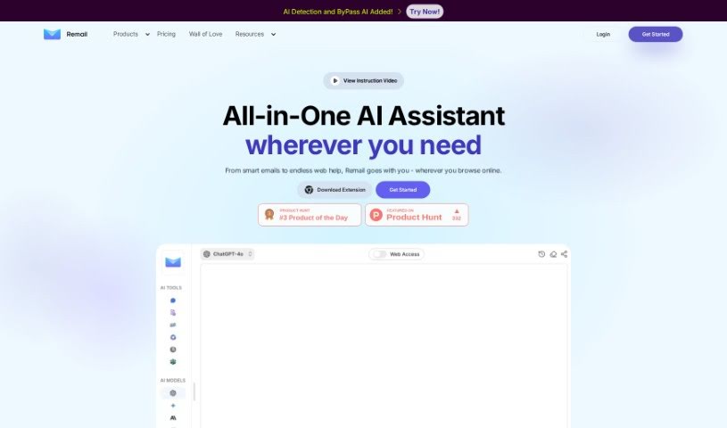 Screenshot of Remail