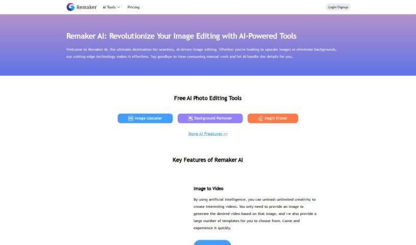 Screenshot of Remaker