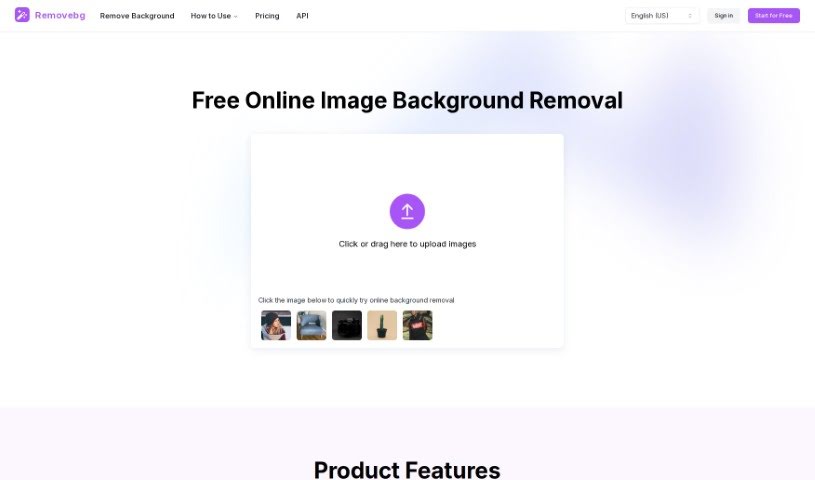 Screenshot of Remove Bg Ai