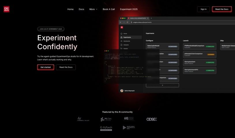 Screenshot of Remyx AI