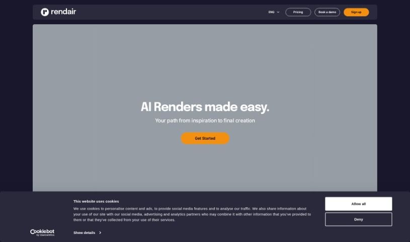 Screenshot of Rendair