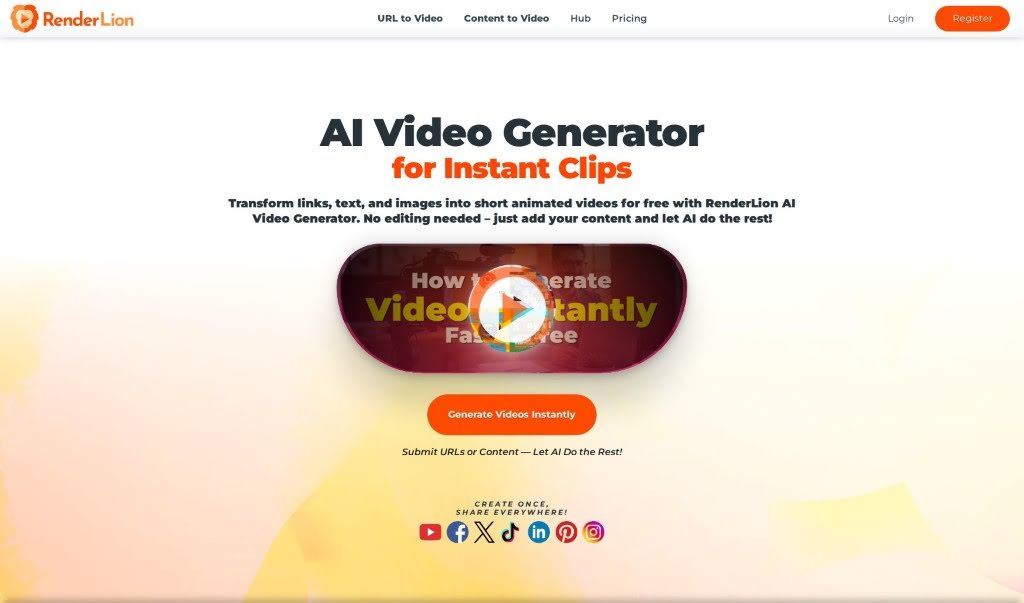 Screenshot of Renderlion