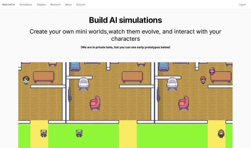 Screenshot of ReplicantLife